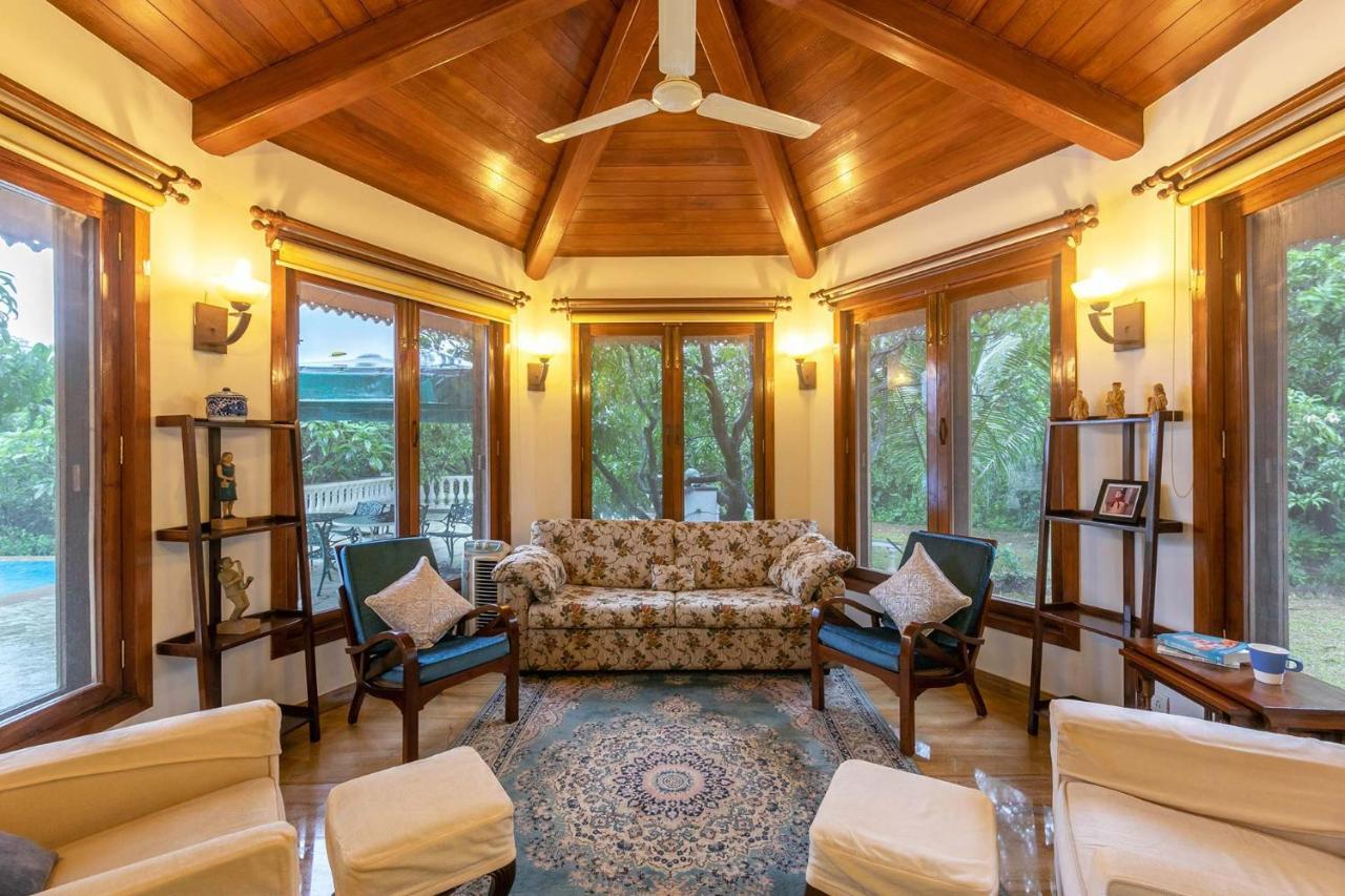 Stayvista'S Casa Palmera - Pet-Friendly Villa With Pool, Garden With Gazebo, And Indoor & Outdoor Games Alībāg Buitenkant foto