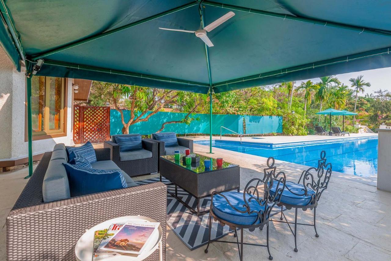 Stayvista'S Casa Palmera - Pet-Friendly Villa With Pool, Garden With Gazebo, And Indoor & Outdoor Games Alībāg Buitenkant foto