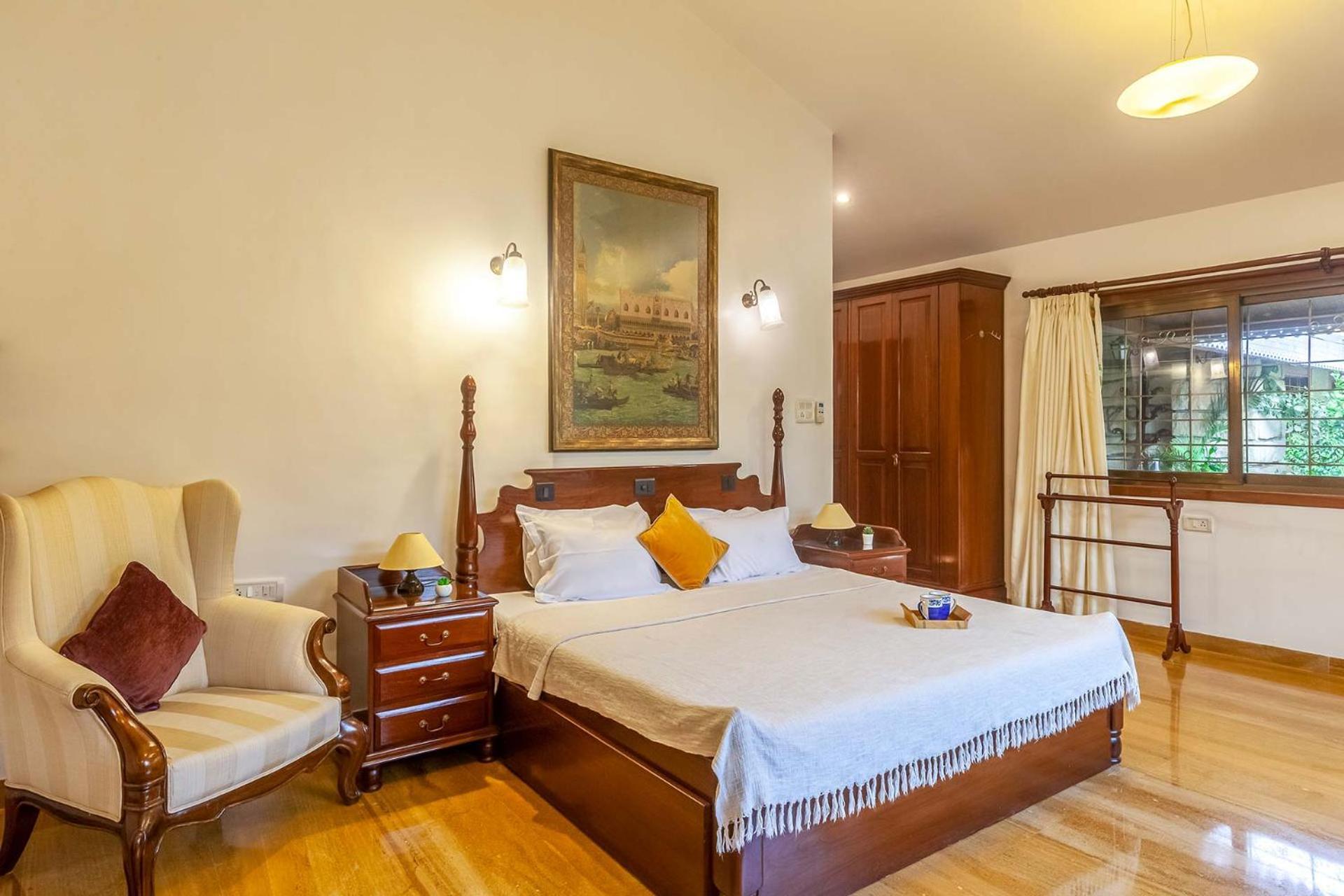 Stayvista'S Casa Palmera - Pet-Friendly Villa With Pool, Garden With Gazebo, And Indoor & Outdoor Games Alībāg Buitenkant foto