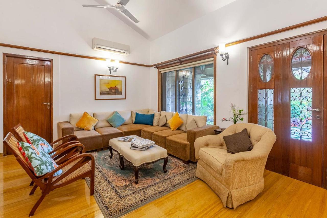 Stayvista'S Casa Palmera - Pet-Friendly Villa With Pool, Garden With Gazebo, And Indoor & Outdoor Games Alībāg Buitenkant foto
