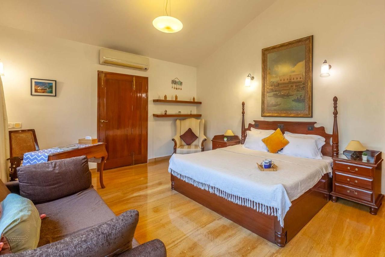 Stayvista'S Casa Palmera - Pet-Friendly Villa With Pool, Garden With Gazebo, And Indoor & Outdoor Games Alībāg Buitenkant foto